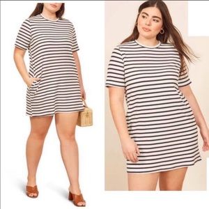 Reformation Jeans Ribbed T-shirt Dress